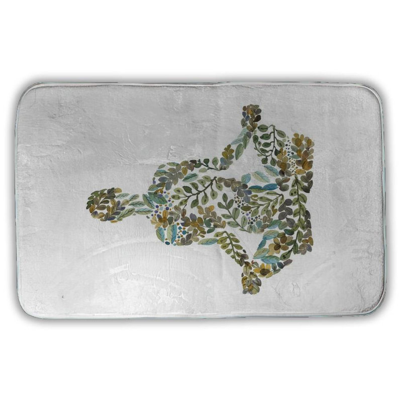 Zen attitude Bath Mat with Non-Slip Backing - Quick Dry Memory Foam Bathroom Rug - Absorbent - Modern Plush Spa-Style - Machine Washable