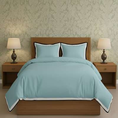White Border Frame Duvet Cover Set