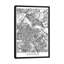 «Amsterdam Minimal Urban Blueprint Map», impression sur toile-72238355-72238349-33083553