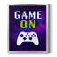 «It's Game On II», toile encadrée de qualité supérieure - prête à être accrochée-590006460-590006461