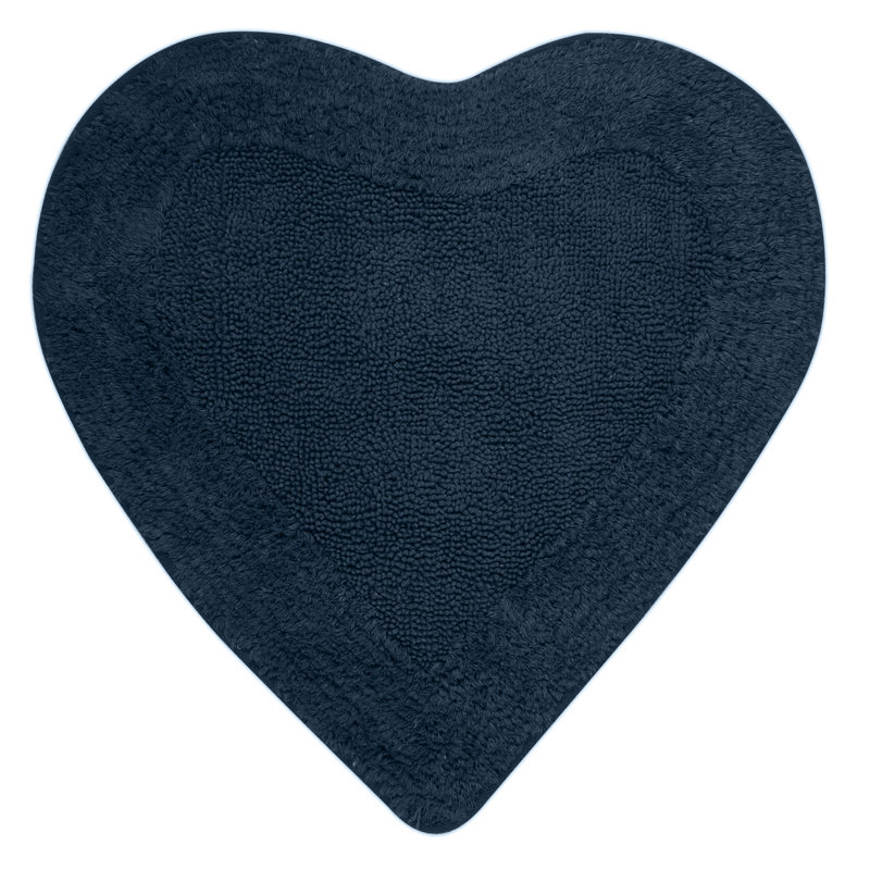 Goulven Non-Slip Bath Rug, Blue