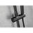 Matte Black Handheld Shower With Convenient Height Adjustment And Nozzles 59-Inch Hose Robust Build Adjustable Head In Easy Feature