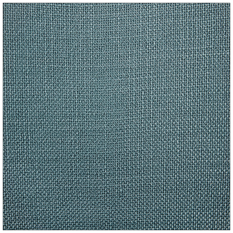 Élégant tabouret de comptoir rembourré bleu avec siège pivotant et dossier capitonné, parfait pour les salles à manger modernes.