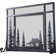 Single Panel Steel Fireplace Screen