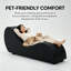 Faux Leather Chaise Lounge-122653842