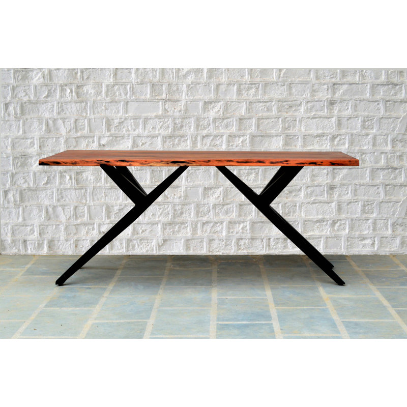 Winburn Acacia Solid Wood Top Dining Table