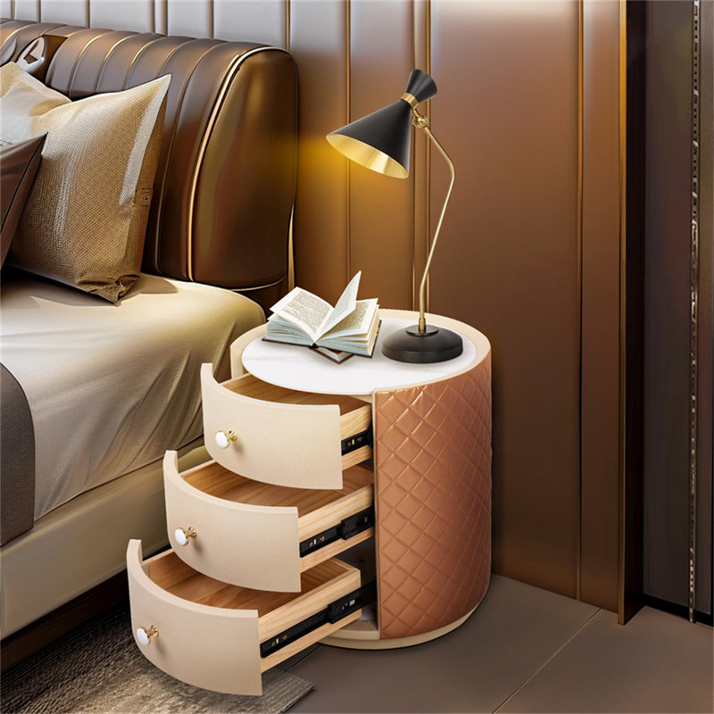 Abeline 44.5cm W Bedside Table