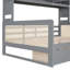 Lit de jour en bois avec 2 tiroirs, armoire et tablette tout-en-un-301625427