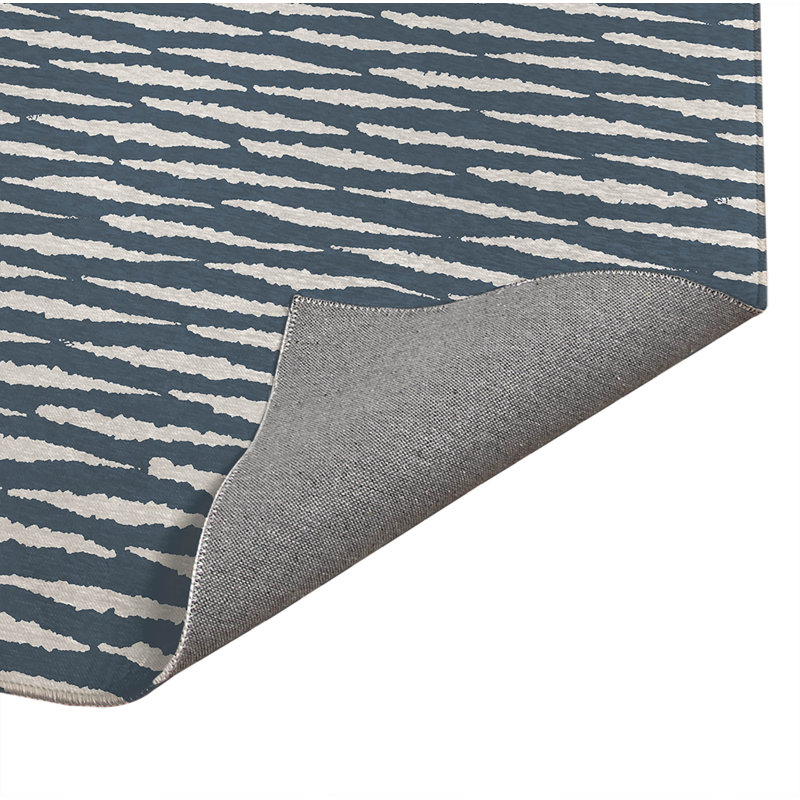Tapis de bureau léger Scar Play, L 3 pi x L 2 pi, Bleu