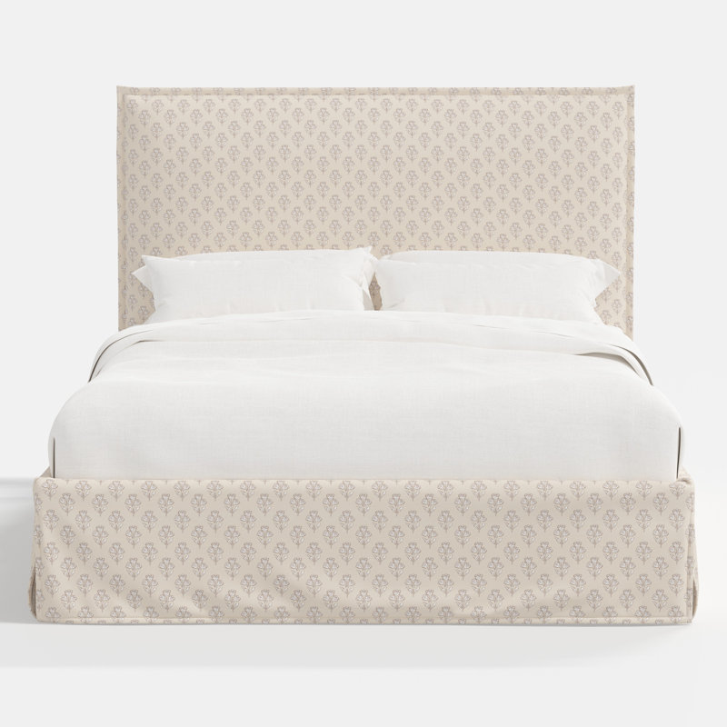 Stoffer Home x Cloth and Co. Maura Bed, Francie Cream, Queen