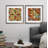 'Kaleidoscope Quilt' 2 Piece Framed Print Set-27611438