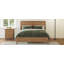 Lit plateforme moderne en bois massif avec support de lattes en bois robuste, aucun sommier requis-39502219-39502217