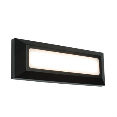 Penistone Black No Power Source Required / Manual Integrated LED Deck Light