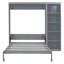 Grand lit escamotable mural avec tablettes, gris-1286113814-1286113819