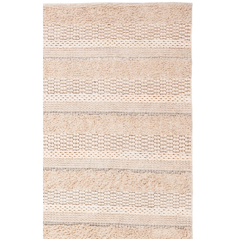 Magellan Natura Hand Woven Cotton Striped Rug, Runner 2'3" x 14'