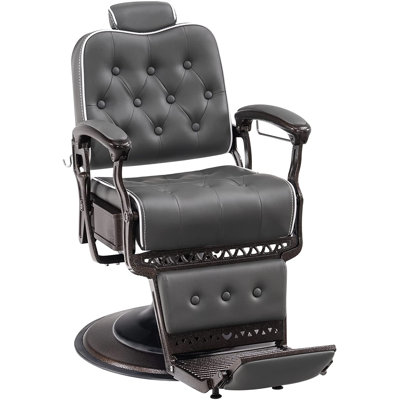 Fauteuil de coiffeur inclinable de 25,2 po de large Ezias
