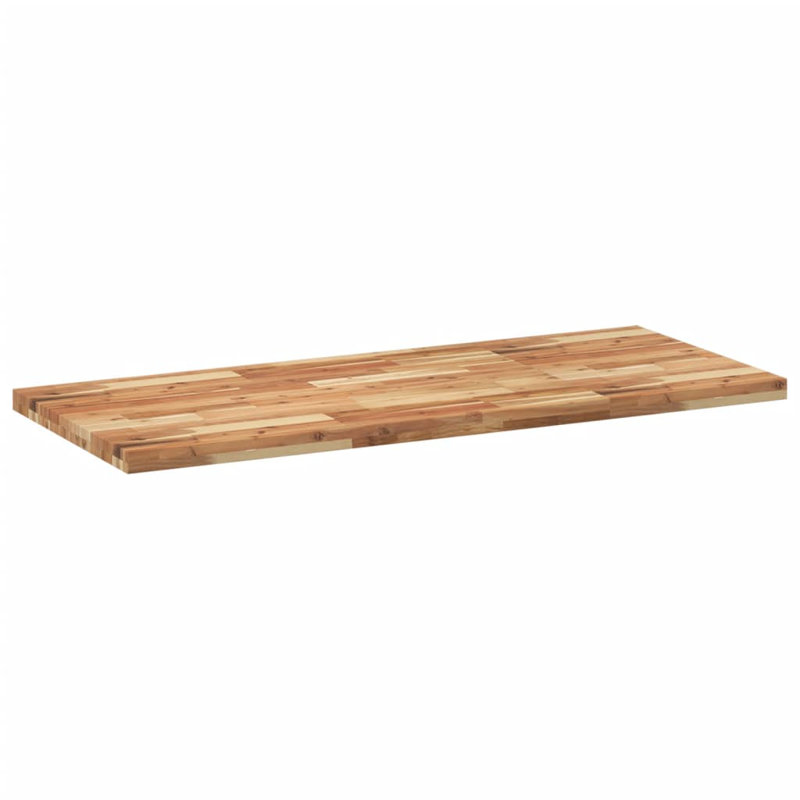 120cm Solid Wood Bathroom Vanity Top, Oil Finished