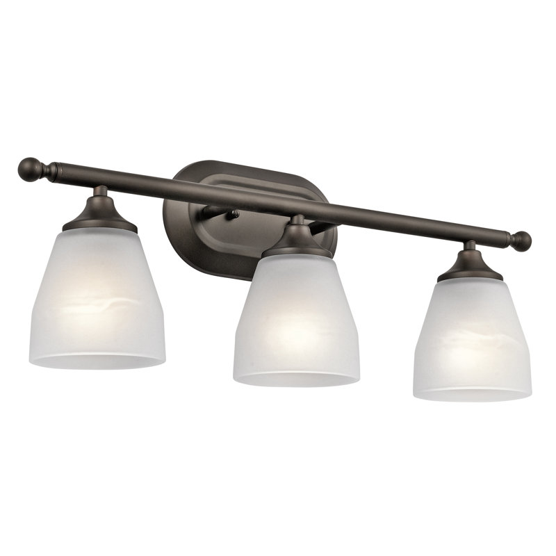 Parmelia 3 - Light Dimmable Vanity Light, Olde Bronze