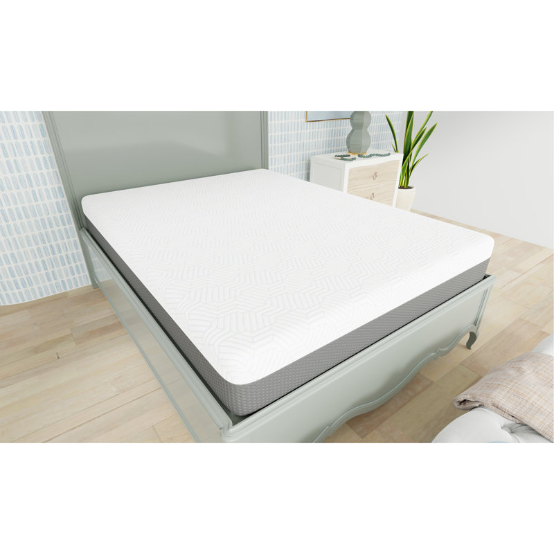 10 Inch Medium Firm Mattress With Cooling Cover, Twin