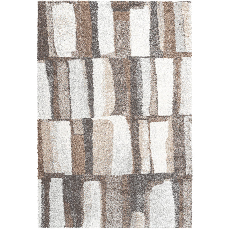 Abstract Area Rug, Rectangle 200 x 290 cm