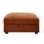 Chenille orange, enveloppé et accoudoir, rangement coulissant sous le siège, adaptable à la décoration intérieure de la chenille douce, options de couleurs variées intégrées-798374606