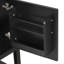 Meuble-lavabo de 20 po avec lavabo, armoire de salle de bain avec porte à fermeture douce, support de rangement et tablette ouverte-126233394