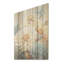 «Mums Blue and White Elegance I», art sur bois de pin naturel-485969810
