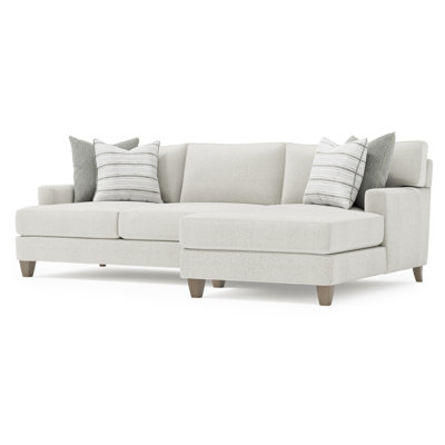 Bernhardt Mila 2-Piece Right Facing Fabric Sectional