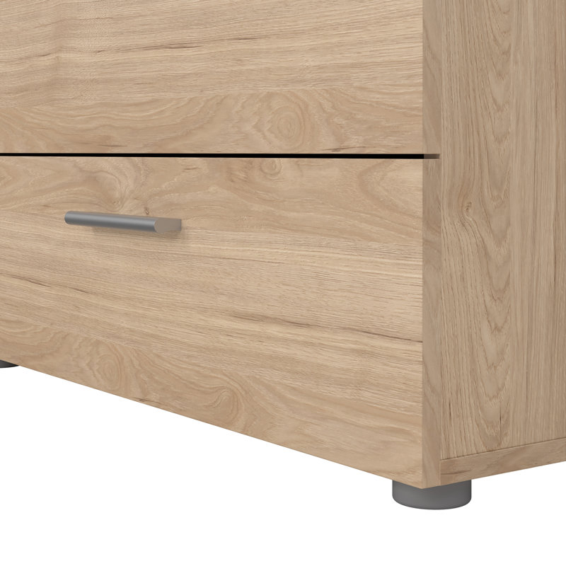 Gianna 8 Drawer 55.12" W Double Dresser, White