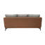 Canapé moderne 83,5 po en tissu gris / brun 3 places, canapé contemporain pour la chambre à coucher du salon-1612674730