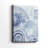 Blue Nautilus Patterns I -Gallery Wrapped Cavas-108828218