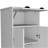 Linch Armoire With Hinged Drawer, Double Door Cabinet And 1-Drawer