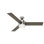 54" Exeter 3 - Blade Standard Ceiling Fan with Remote Control and Light Kit Included