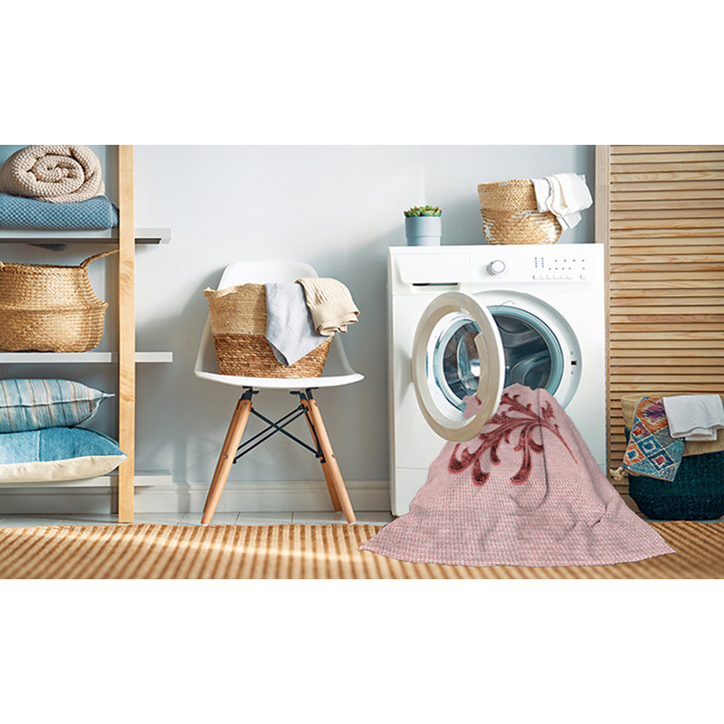 100% Machine Washable Patterned 2989 Area Rug, Rectangle 2' x 3'