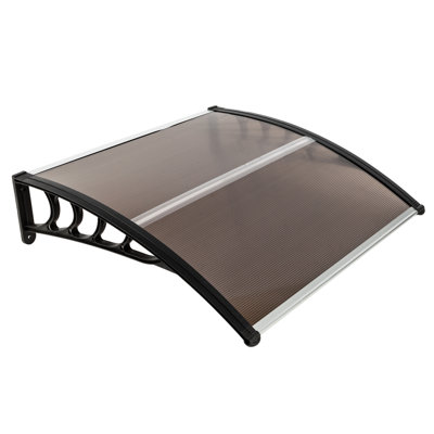 MCombo 39.37'' W x 9.84'' D Plastic Brown Cover Retractable Door / Window Awning