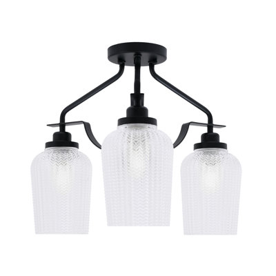 Plafonnier semi-encastré 3 lumières Odyssey