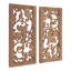 Lynnea, ensemble de 2 plaques murales 12 x 24