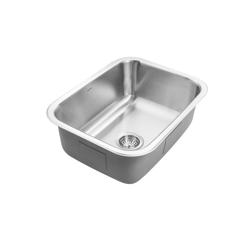 Belleo 23.19 " L Drop-In Single Bowl Stainless Steel Kitchen Sink
