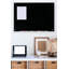 Panneau de verre magnétique mural noir-63218101