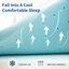 Surmatelas en mousse viscoélastique imprégnée de gel-732242699-732242694