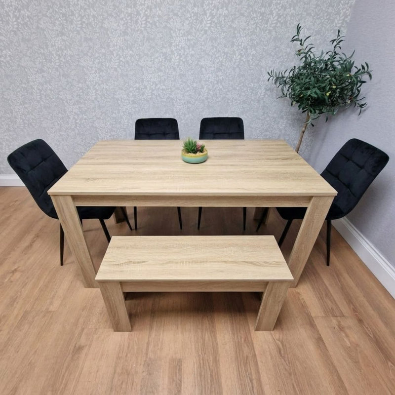 Murphysboro 6 - Person Dining Set, Black, 6