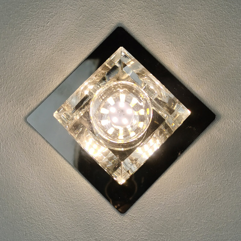Acaia Crystal LED Flush Mount, 2500