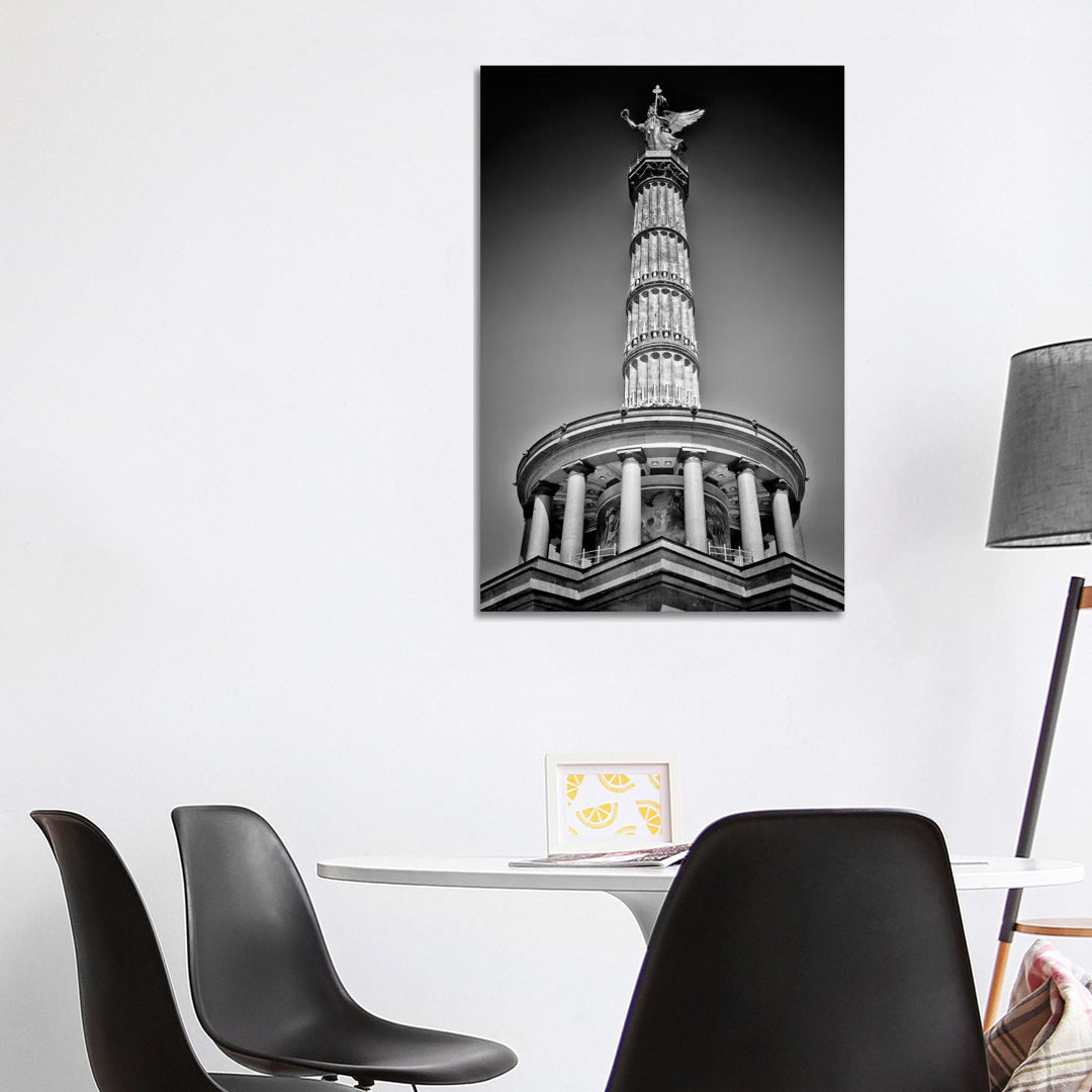 Berlin Victory Column by Melanie Viola - Wrapped Canvas Print