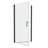 1 3/8" Adjustment,Universal Pivot Shower Door, Open Outside, With 1/4" Tempered Glass-120984785