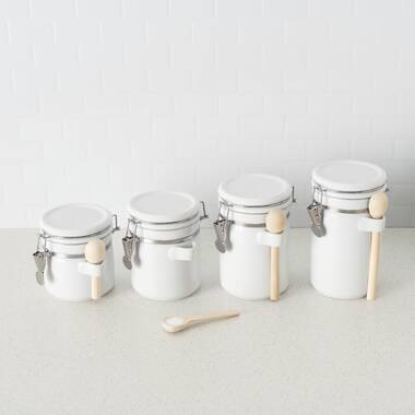 Airtight 7 Piece Kitchen Canister Set Prep & Savour