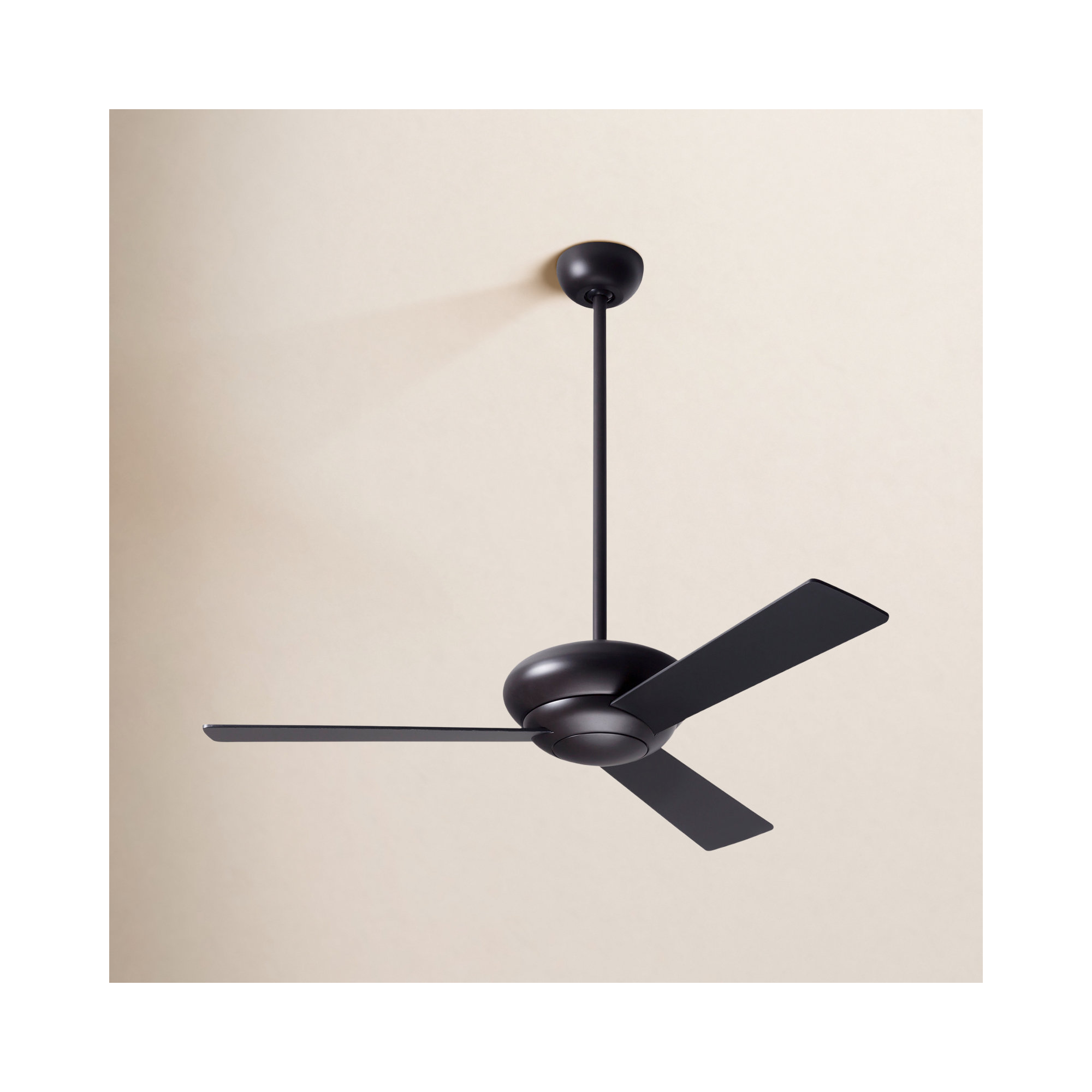 Altus 42'' 3 Blade Ceiling Fan, Brushed Aluminum, Black, Fan Speed Control