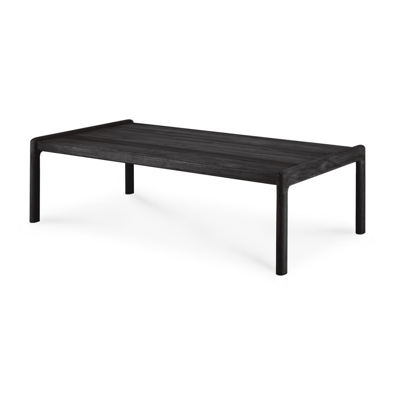 Jack Outdoor Square Teak Coffee Table, 26" W x 47.5" L