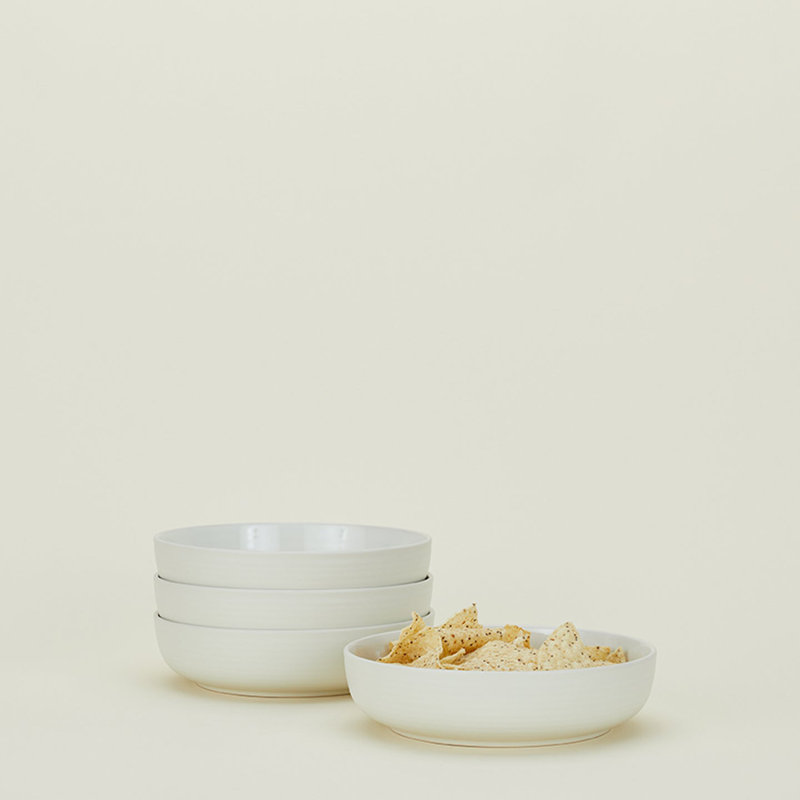 Essential Stoneware Serving Bowl, Bone