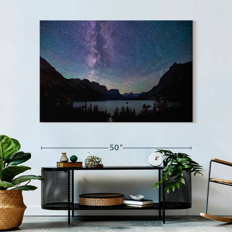 Oberle Saint Mary Lake Under Milky Way
