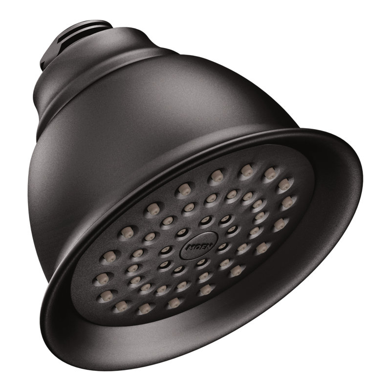 Pomme de douche à pluie réglable 2,5 GPM Moen®, Fer forgé